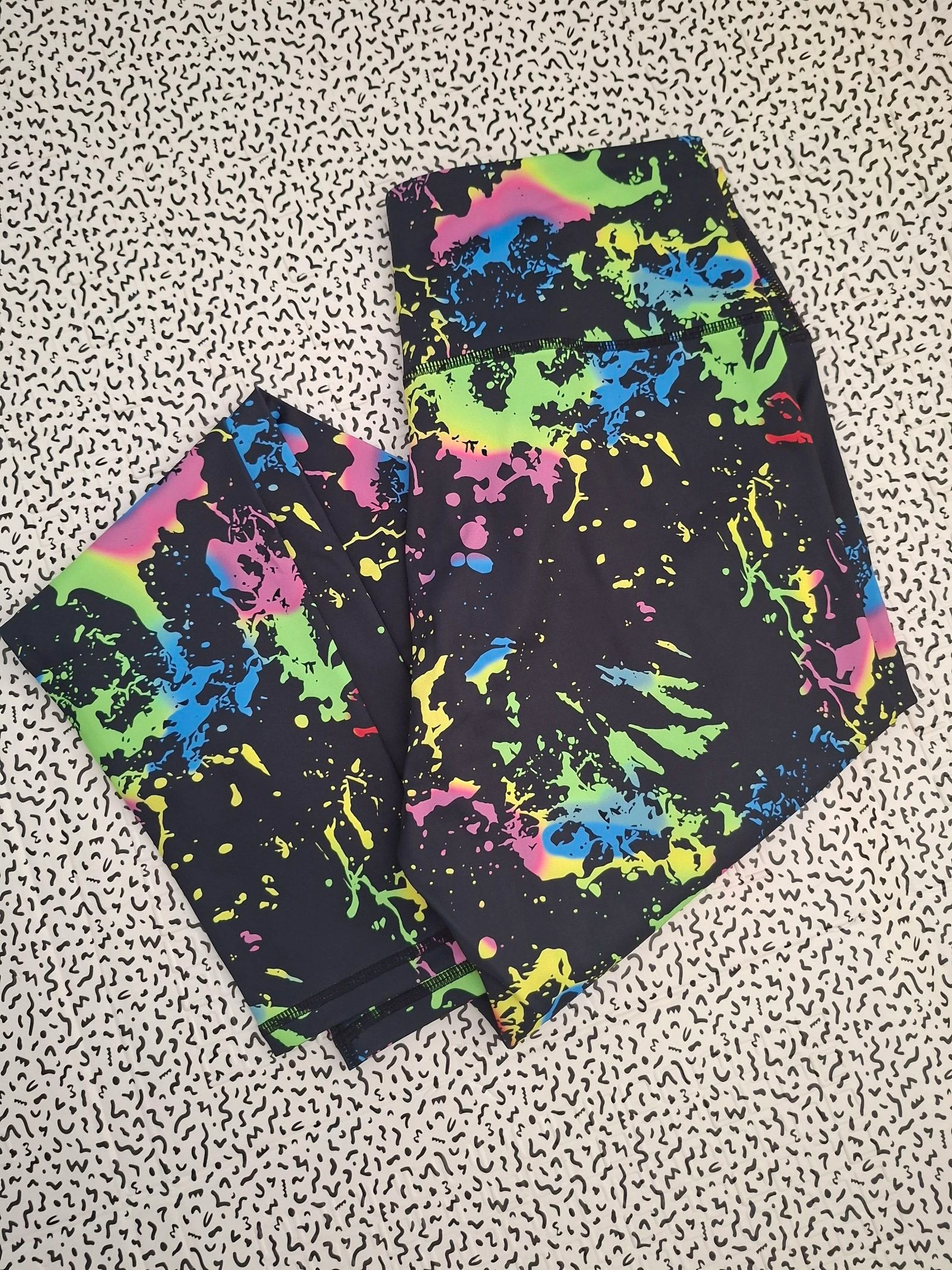 Legging de deporte mujer L negro multicolor talla alta fitness yoga running – photo 5